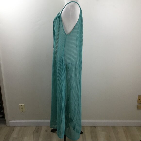 Haute Hippie Seafoam Green Maxi Cover Up Dress l - Picture 5 of 11